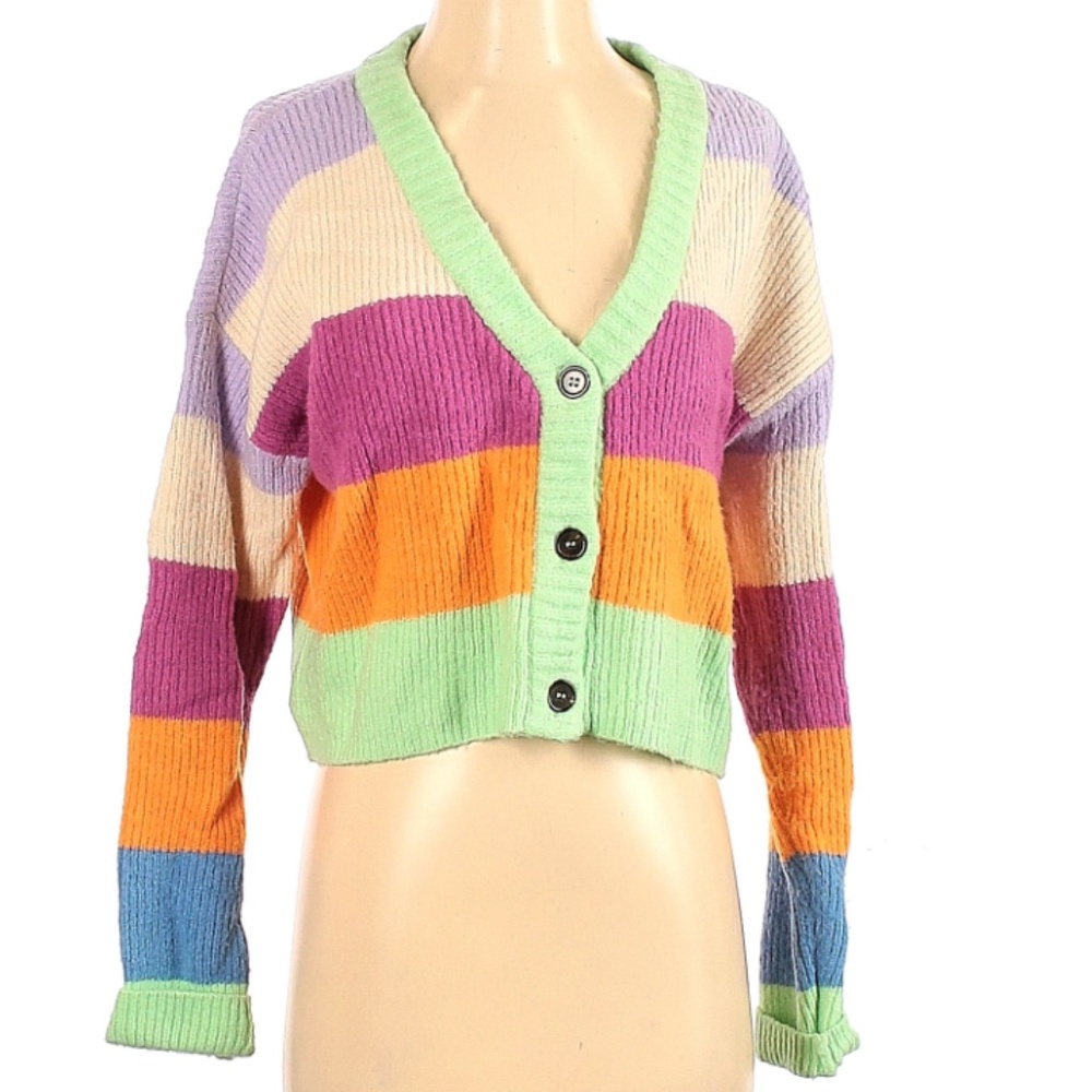 Kendall and Kylie Striped Cardigan